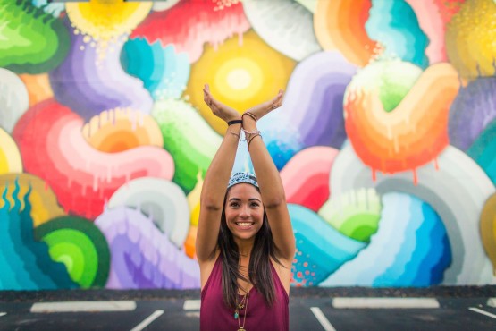 mural at St. Pete Shores Hotel