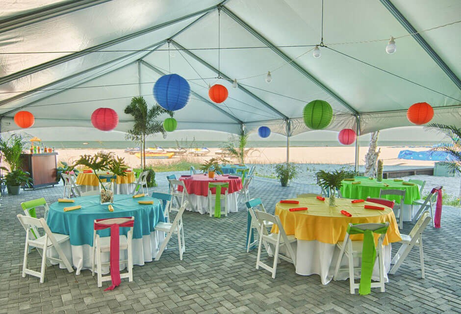 wedding reception at St. Pete Shores Hotel