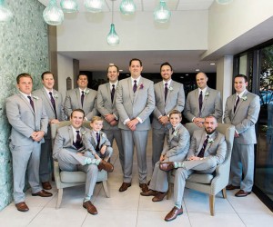 St. Pete Shores Hotel groom and groomsmen
