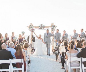 St. Pete Shores Hotel bride and groom on the beach 7
