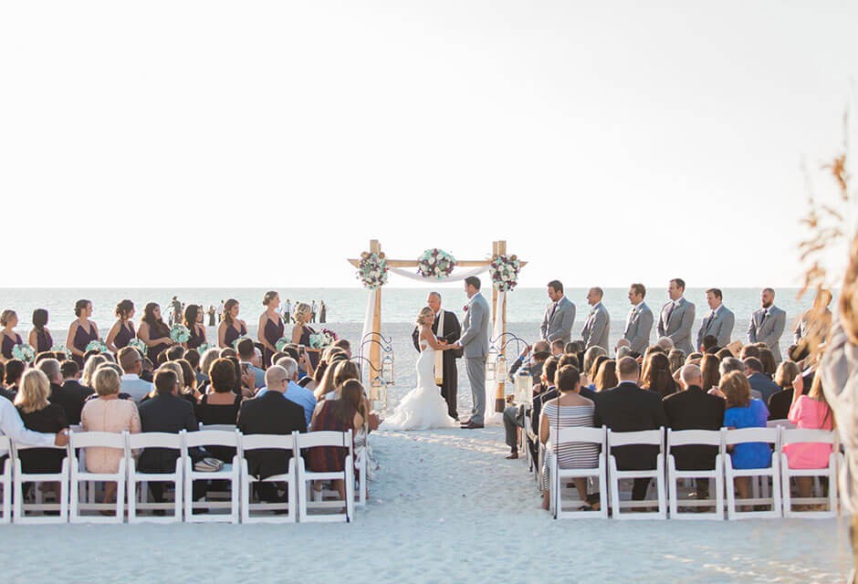 St. Pete Shores Hotel beach wedding