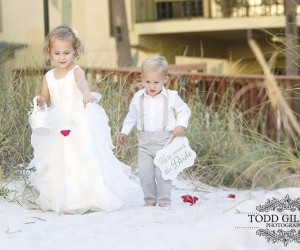 flower girl and ring bearer St. Pete Shores Hotel