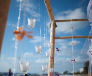 Florida beach wedding details at St. Pete Shores Hotel