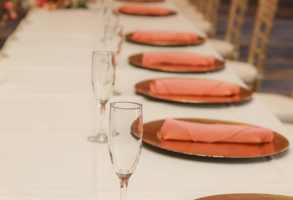 Florida beach wedding details at St. Pete Shores Hotel