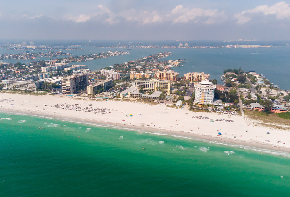 Florida beach wedding details at St. Pete Shores Hotel