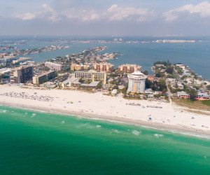 Florida beach wedding details at St. Pete Shores Hotel