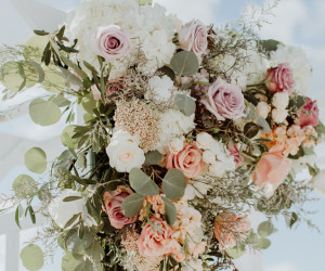 Florida beach wedding details at St. Pete Shores Hotel