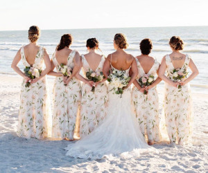 Florida beach wedding details at St. Pete Shores Hotel
