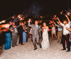 Wedding couple at St. Pete Shores Hotel in St Pete Beach