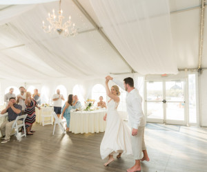 Wedding couple at St. Pete Shores Hotel in St Pete Beach